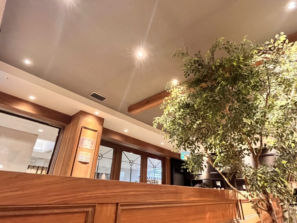店内の詳細な雰囲気