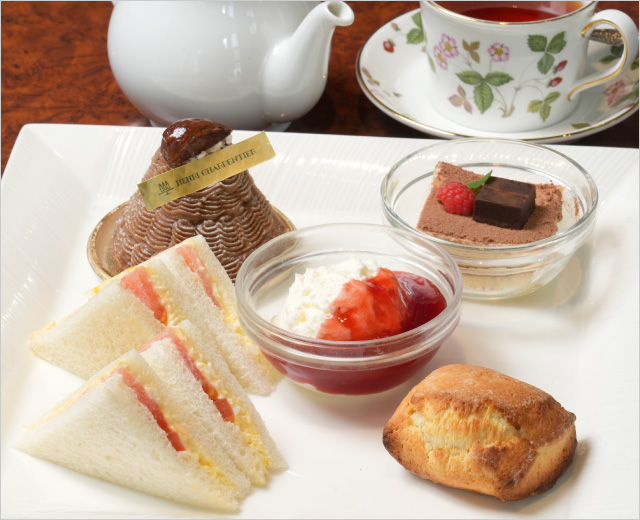 カフェ ド シエル アフタヌーンティー