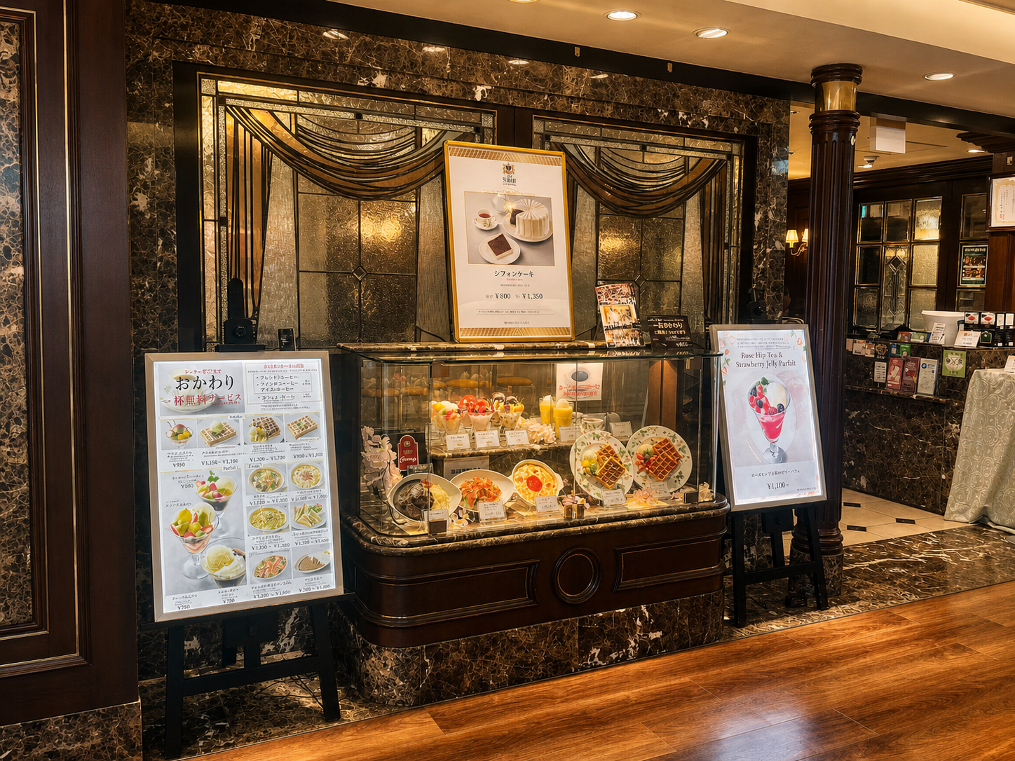 カフェ英國屋 店入り口 16階